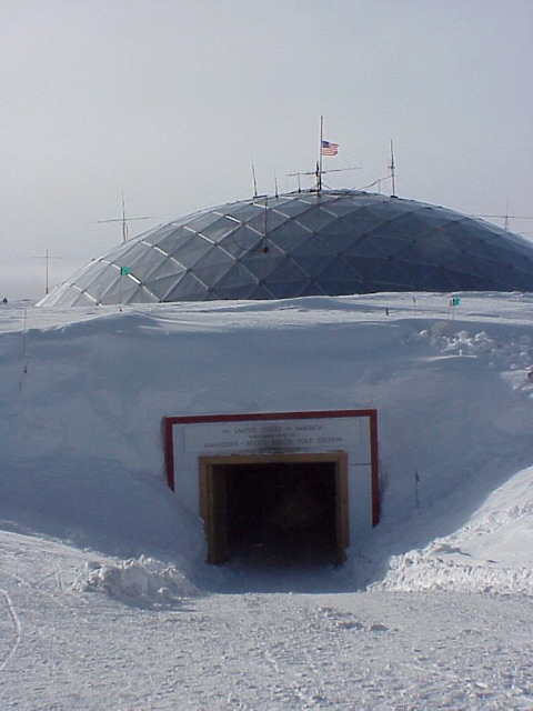 Entrance to Amundsen-Scott South Pole Station